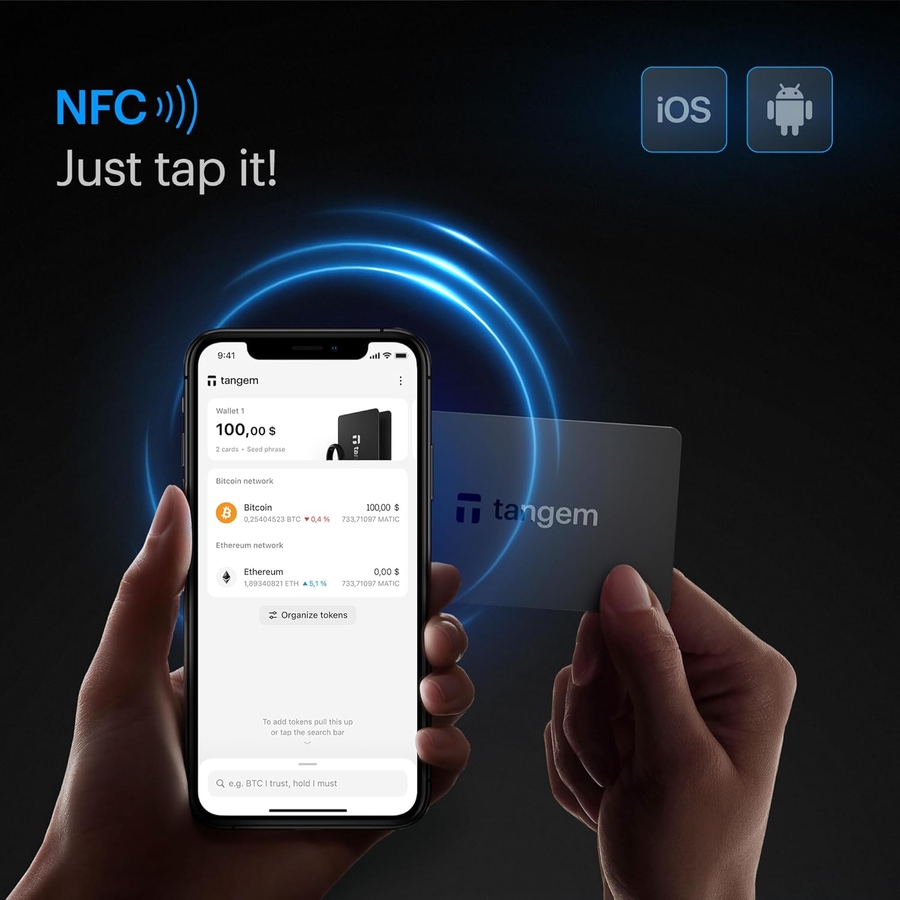 Tangem Wallet 탄젬 암호화폐 카드 하드웨어지갑 콜드월렛 3장 세트 - G마켓 모바일